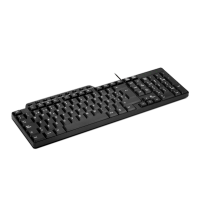 Xtech Teclado USB multimedia negro